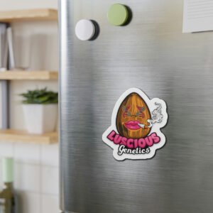 Luscious Genetics Smoking Seed Die-Cut Magnet