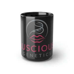 Luscious Genetics Black Coffee Mug, 15oz